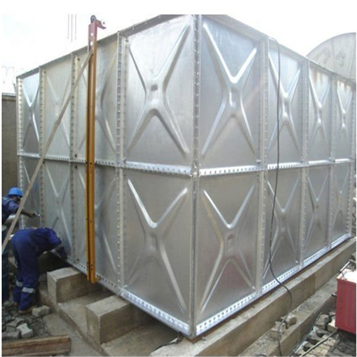 Water 100 ton water tanks mild steel square /shape stainless steel tank